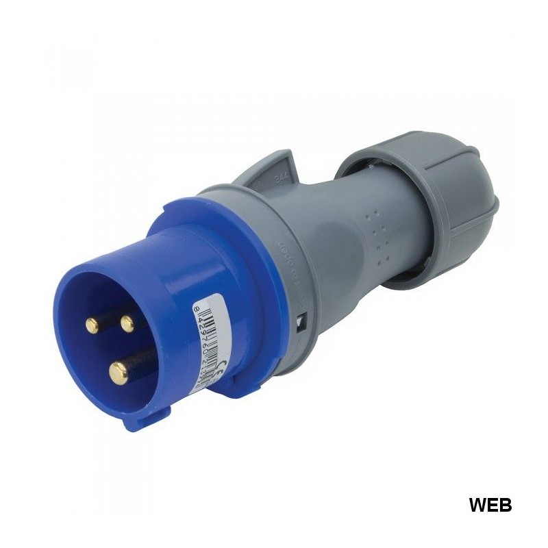 Spina Volante Industriale 220-380V IP44 5 poli - 3P+N+T 16A