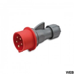 Spina Volante Industriale 220-380V IP44 5 poli - 3P+N+T 16A