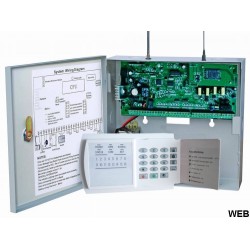 Centrale di allarme PSTN/GSM 8 zone filari + 16 wireless