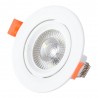 Faretto Da Incasso  Led 7W Tondo Orientabile Bianco luce naturale 850/900 Lumen 4000K Foro Ø65 mm