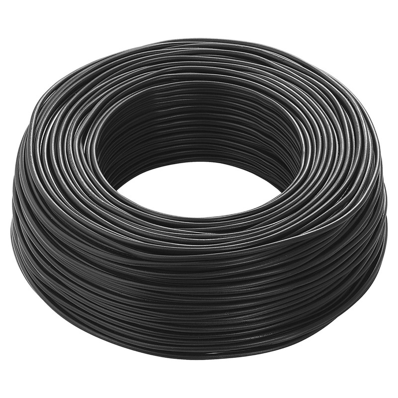 Cavo unipolare fs17 cpr 450/750 sezione 1x1,5 mmq colore nero matassa 100 m