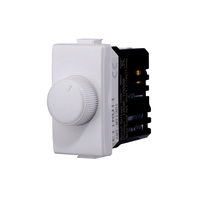 REGOLATORE LUCI DIMMER 100-1000W ON/OFF COMPATIBILE CON MATIX BTCINO