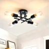 Lampada Montaggio a Soffitto o Parete NERO