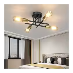 Lampada Montaggio a Soffitto o Parete NERO