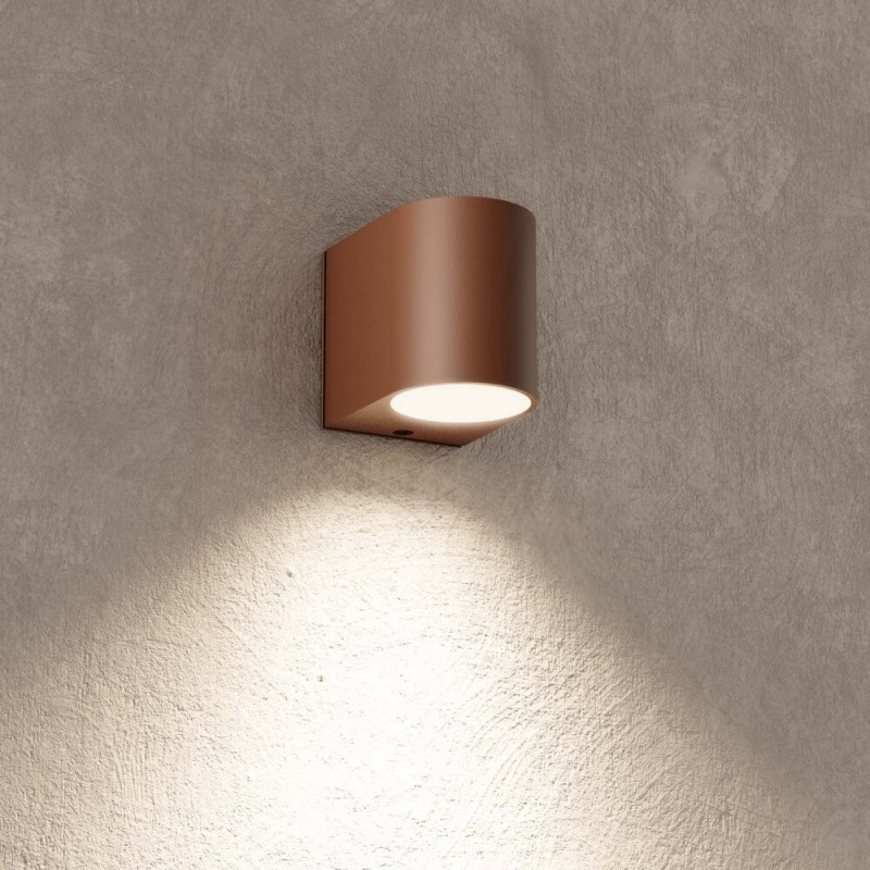 Applique da Esterno Monodirezione IP65 GU10 - Corten (Mattone)