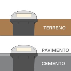 Faretto Calpestabile GU10 Monodirezionale
