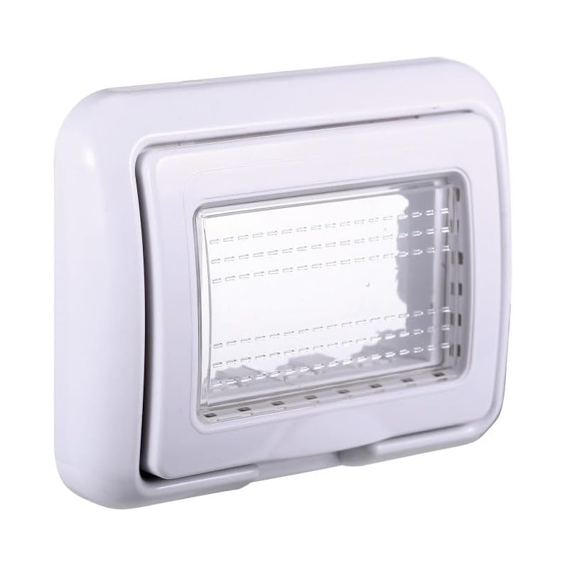 PLACCA STAGNA BIANCA IP55 COMPATIBILEN BTCINO LIVING