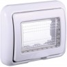 PLACCA STAGNA BIANCA IP55 COMPATIBILEN BTCINO LIVING