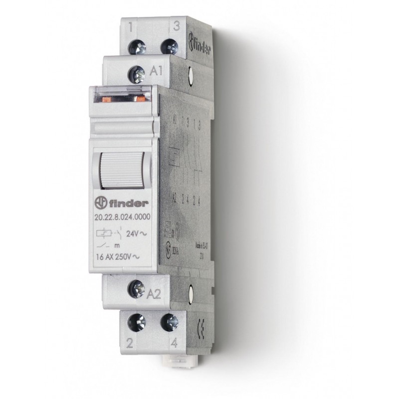 Relè Modulare FINDER 4 Impulsi – 16A 250V – Guida DIN