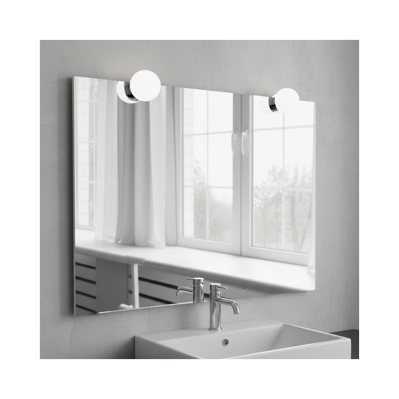 Lampada LED da Specchio Rotonda 3W IP54 - Da cornice o filo lucido