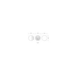 Lampada LED da Specchio Rotonda 3W IP54 - Da cornice o filo lucido