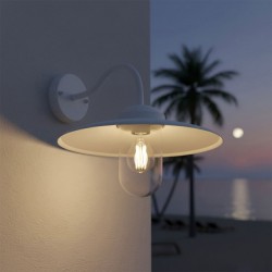 Applique Bianca E27, IP54 per Esterni