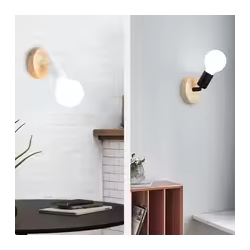 Klanst.Lampada Applique da Parete Vintage Retro' Wall Lights E27