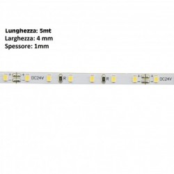 Striscia LED Professionale 5050/60 - RGB - IP67 - 14,4W/m - 5m - 24V