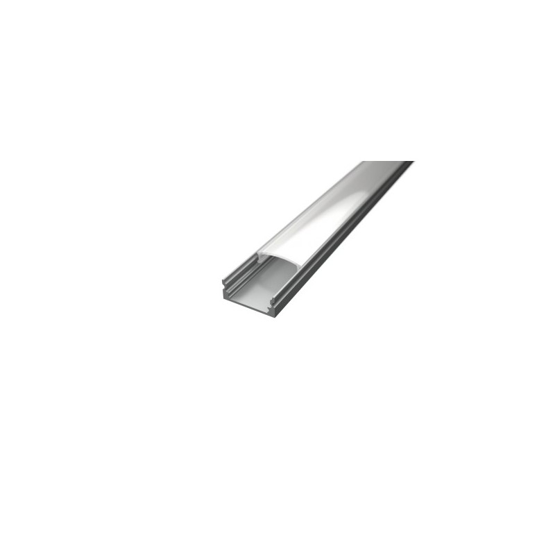 Profilo In Alluminio Da Incasso Per Strisce Led - Lunghezza 2 Metri