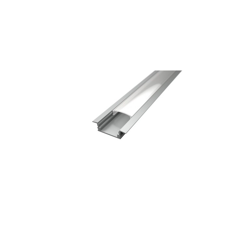 Profilo In Alluminio Angolare Per Strisce Led - Lunghezza 2 Metri