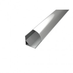 Profilo In Alluminio Angolare Per Strisce Led - Lunghezza 2 Metri