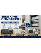 Compatibile BTicino Living Nera | Prese e Interruttori